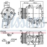 NISSENS 89242 Kompressor, Klimaanlage