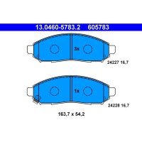 ATE 13.0460-5783.2 Bremsbelagsatz, Scheibenbremse