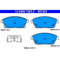 ATE 13.0460-7263.2 Bremsbelagsatz, Scheibenbremse