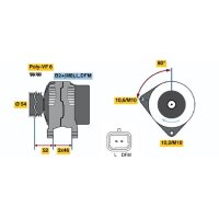 BOSCH 0 986 046 240 Generator
