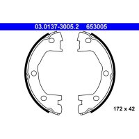 ATE 03.0137-3005.2 Bremsbackensatz, Feststellbremse
