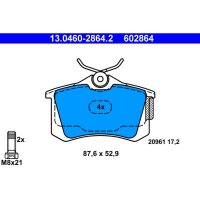 ATE 13.0460-2864.2 Bremsbelagsatz, Scheibenbremse