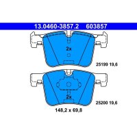 ATE 13.0460-3857.2 Bremsbelagsatz, Scheibenbremse