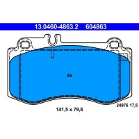 ATE 13.0460-4863.2 Bremsbelagsatz, Scheibenbremse