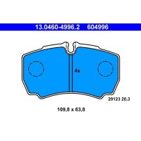 ATE 13.0460-4996.2 Bremsbelagsatz, Scheibenbremse