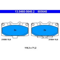 ATE 13.0460-5640.2 Bremsbelagsatz, Scheibenbremse