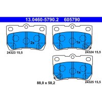 ATE 13.0460-5790.2 Bremsbelagsatz, Scheibenbremse