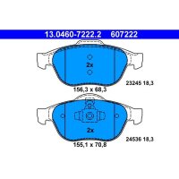 ATE 13.0460-7222.2 Bremsbelagsatz, Scheibenbremse