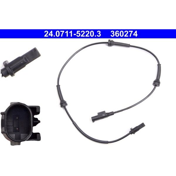 ATE 24.0711-5220.3 Sensor, Raddrehzahl