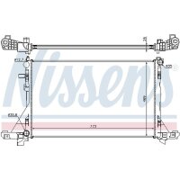 NISSENS 630733 Kühler, Motorkühlung