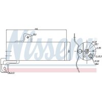 NISSENS 95497 Trockner, Klimaanlage