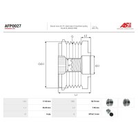 AS-PL AFP0027 Generatorfreilauf