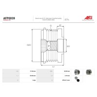 AS-PL AFP0028 Generatorfreilauf