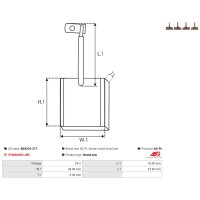 AS-PL BSX216-217 Kohlebürste, Starter