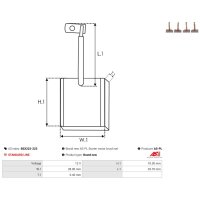 AS-PL BSX222-223 Kohlebürste, Starter