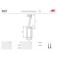AS-PL BX210 Kohlebürste, Generator