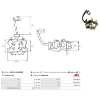 AS-PL SBH0014(SCHUNK) Halter, Kohlebürsten
