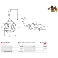 AS-PL SBH0026 Halter, Kohlebürsten