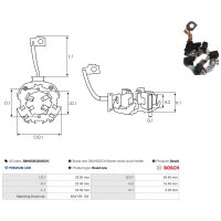 AS-PL SBH0036(BOSCH) Halter, Kohlebürsten