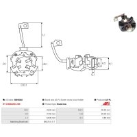 AS-PL SBH0040 Halter, Kohlebürsten