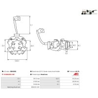 AS-PL SBH0056 Halter, Kohlebürsten