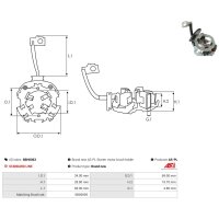 AS-PL SBH0063 Halter, Kohlebürsten