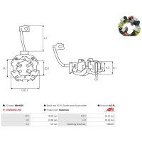 AS-PL SBH4005 Halter, Kohlebürsten