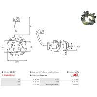 AS-PL SBH5011 Halter, Kohlebürsten