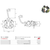 AS-PL SBH6003 Halter, Kohlebürsten