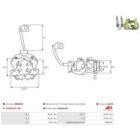 AS-PL SBH9010 Halter, Kohlebürsten