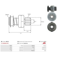 AS-PL SD0101 Freilaufgetriebe, Starter