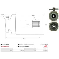 AS-PL SD0104 Ritzel, Starter