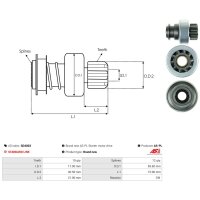AS-PL SD4003 Freilaufgetriebe, Starter