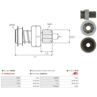 AS-PL SD5045 Freilaufgetriebe, Starter