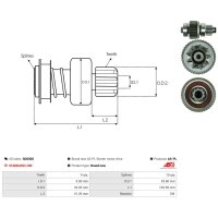AS-PL SD6005 Freilaufgetriebe, Starter