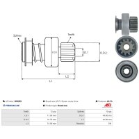 AS-PL SD6059 Freilaufgetriebe, Starter
