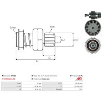 AS-PL SD9022 Freilaufgetriebe, Starter