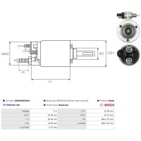 AS-PL SS0054(BOSCH) Magnetschalter, Starter