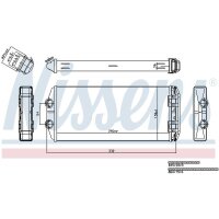 NISSENS 71164 Wärmetauscher, Innenraumheizung