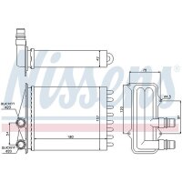 NISSENS 73468 Wärmetauscher, Innenraumheizung