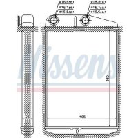 NISSENS 73989 Wärmetauscher, Innenraumheizung