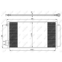 NRF 350061 Kondensator, Klimaanlage