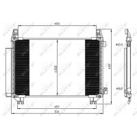 NRF 350062 Kondensator, Klimaanlage