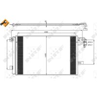 NRF 350064 Kondensator, Klimaanlage