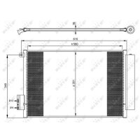 NRF 350065 Kondensator, Klimaanlage