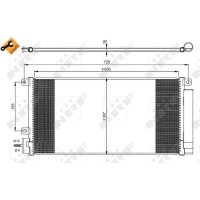 Kondensator Klimaanlage NRF 350067 - 1 Stück