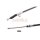 ASHIKA 131-01-100L Seilzug, Feststellbremse