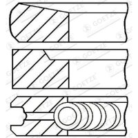 GOETZE ENGINE 08-431700-00 Kolbenringsatz