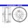 ATE 24.0229-5003.1 Bremstrommel