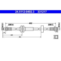 ATE 24.5112-0492.3 Bremsschlauch